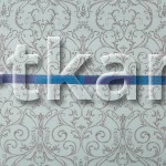 Лоскут Тик - Вензеля на голубом (35 см х 150 см)